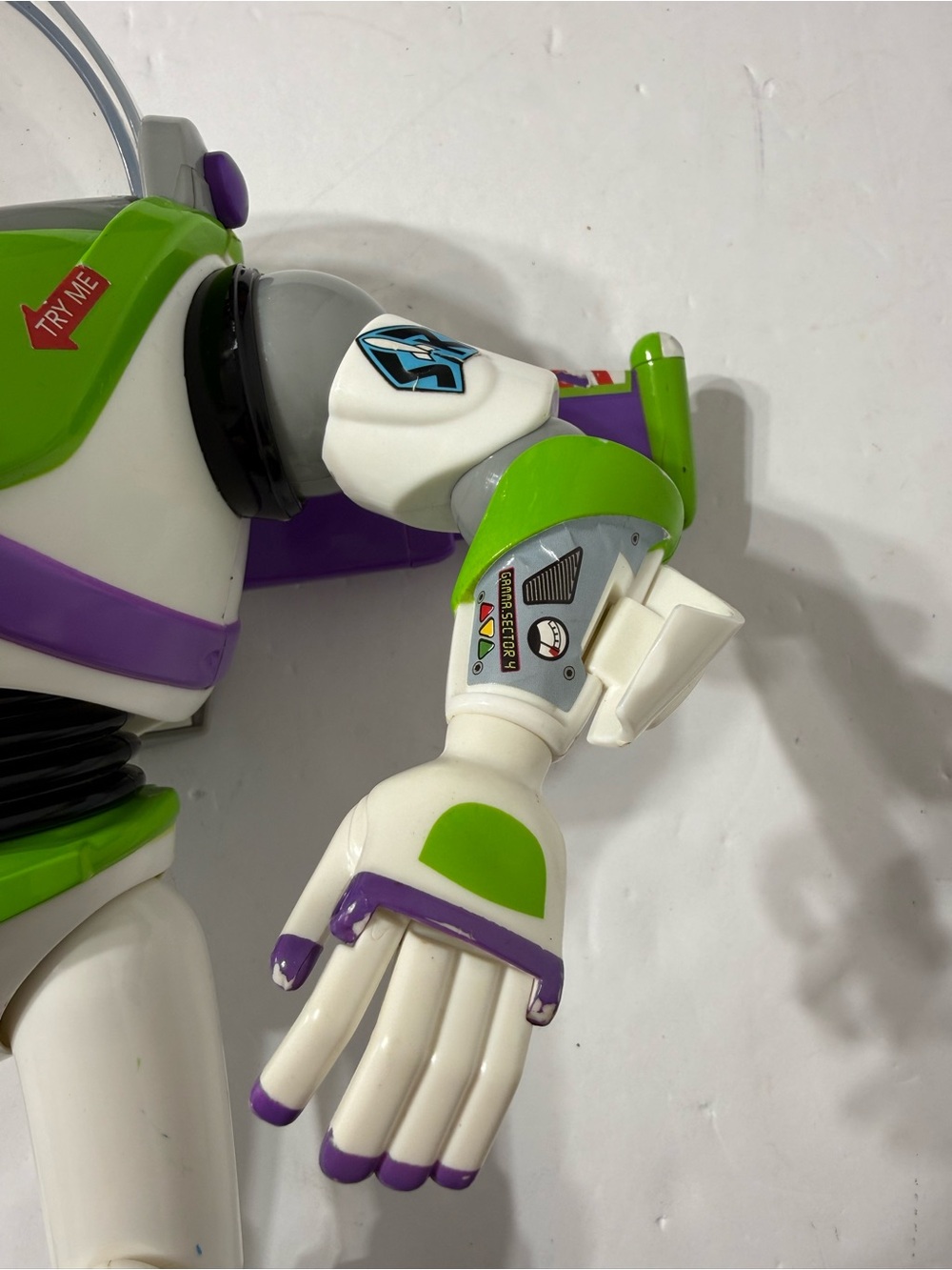 Disney Pixar Buzz Lightyear 12" Interactive Figure ANDY Toy Story Works! - Picture 5 of 15